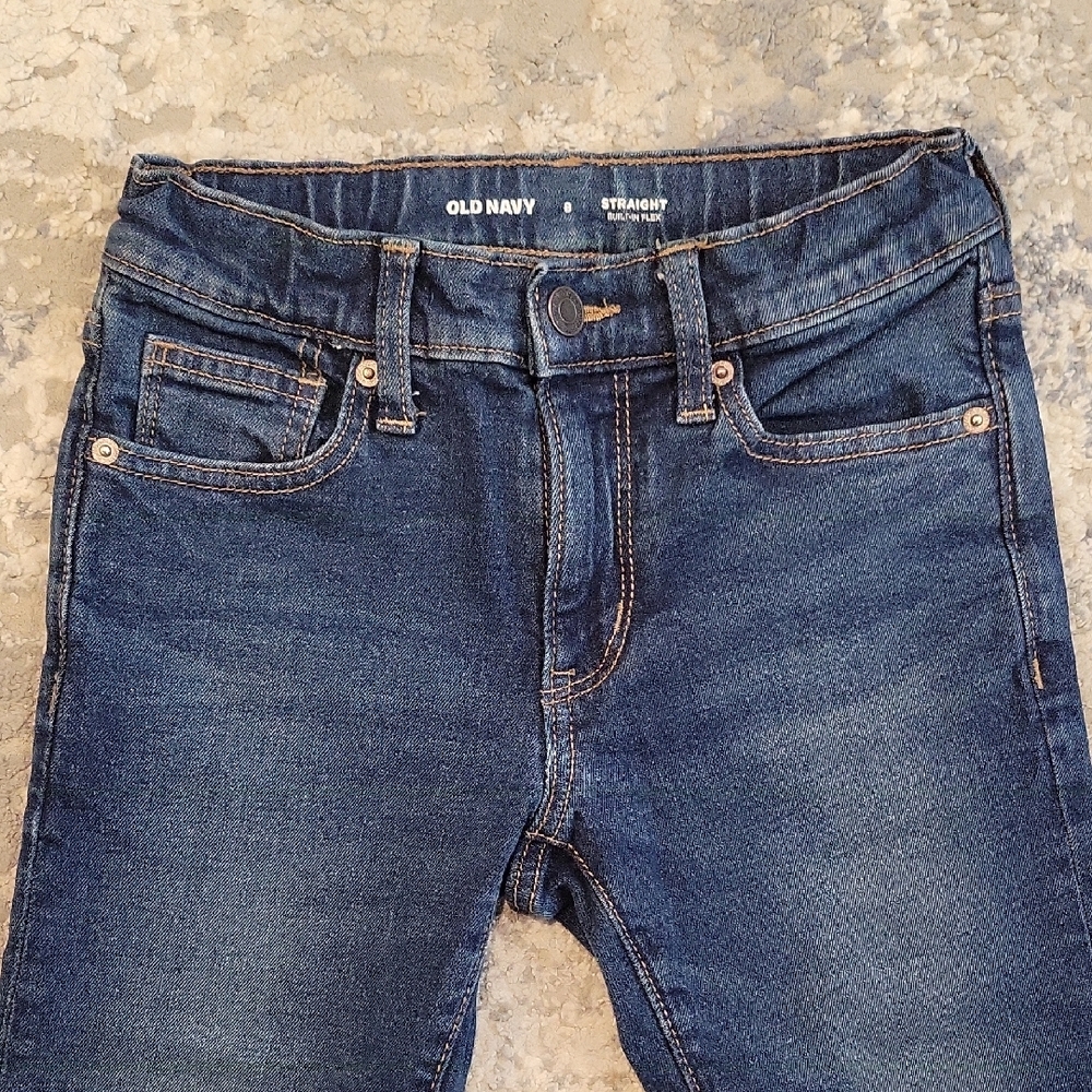 Old Navy Blue Jeans And Gray Adidas Sweatpants For Kids. - Picture 3 of 5